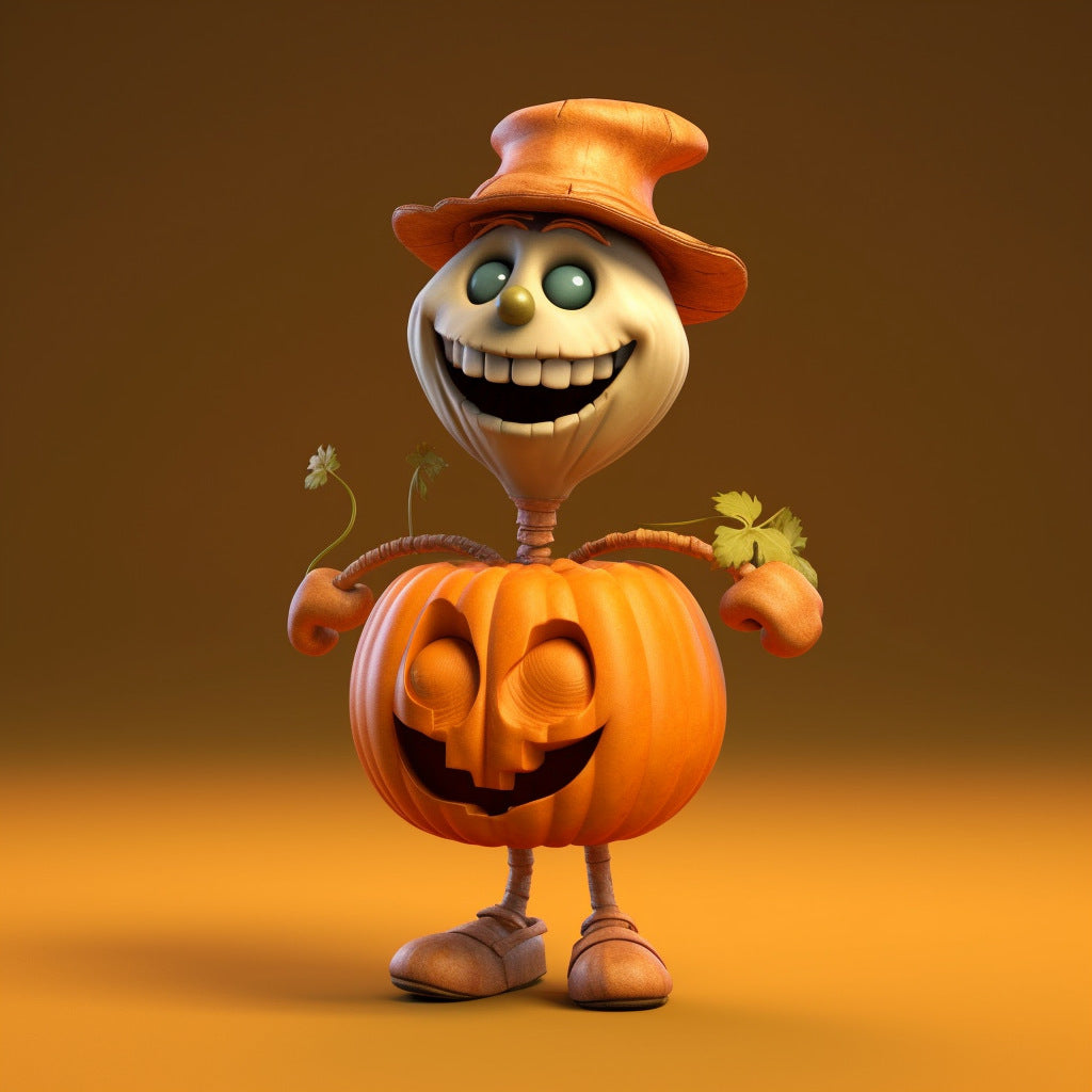 Tabletop Pumpkin Figurine Cute Resin Halloween Figurine For Holiday Party Home Decor Halloween Decorations