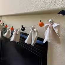 New Ghost Garland Halloween Decoration Farmhouse Decoration Halloween Cloak Galannam