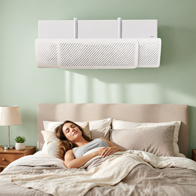 AC Wind Deflector – Adjustable Air Conditioner Diffuser to Stop Cold Air Blowing Directly on You
