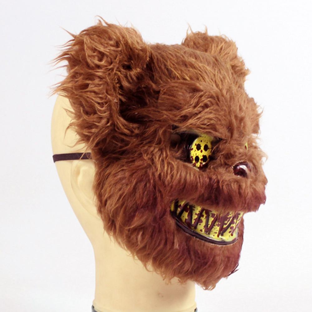 Nieuwe Bloody Teddybeer Masker Maskerade Enge Pluche Masker Halloween Prestaties Props Mode Halloween Levert
