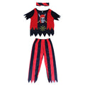 Halloween Kids Caribbean Pirate Costume Halloween Party Captain Outfit