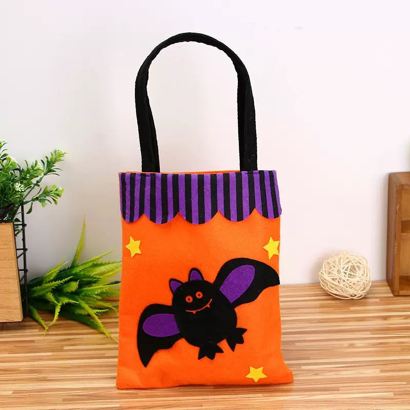 Halloween Non-Woven Handheld Bag Candy Bag Halloween Pumpkin Bag Decoration Prop Gift Bag Halloween Gift