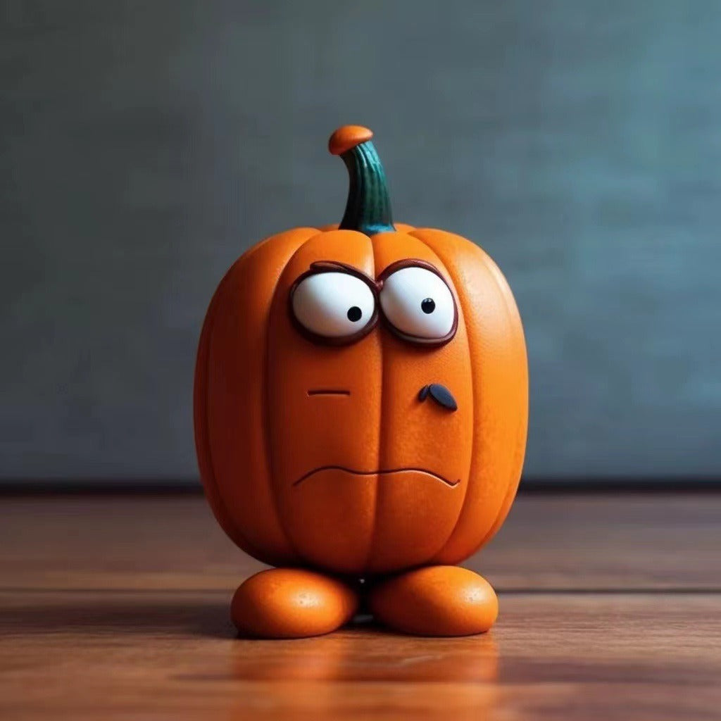 Tabletop Pumpkin Figurine Cute Resin Halloween Figurine For Holiday Party Home Decor Halloween Decorations