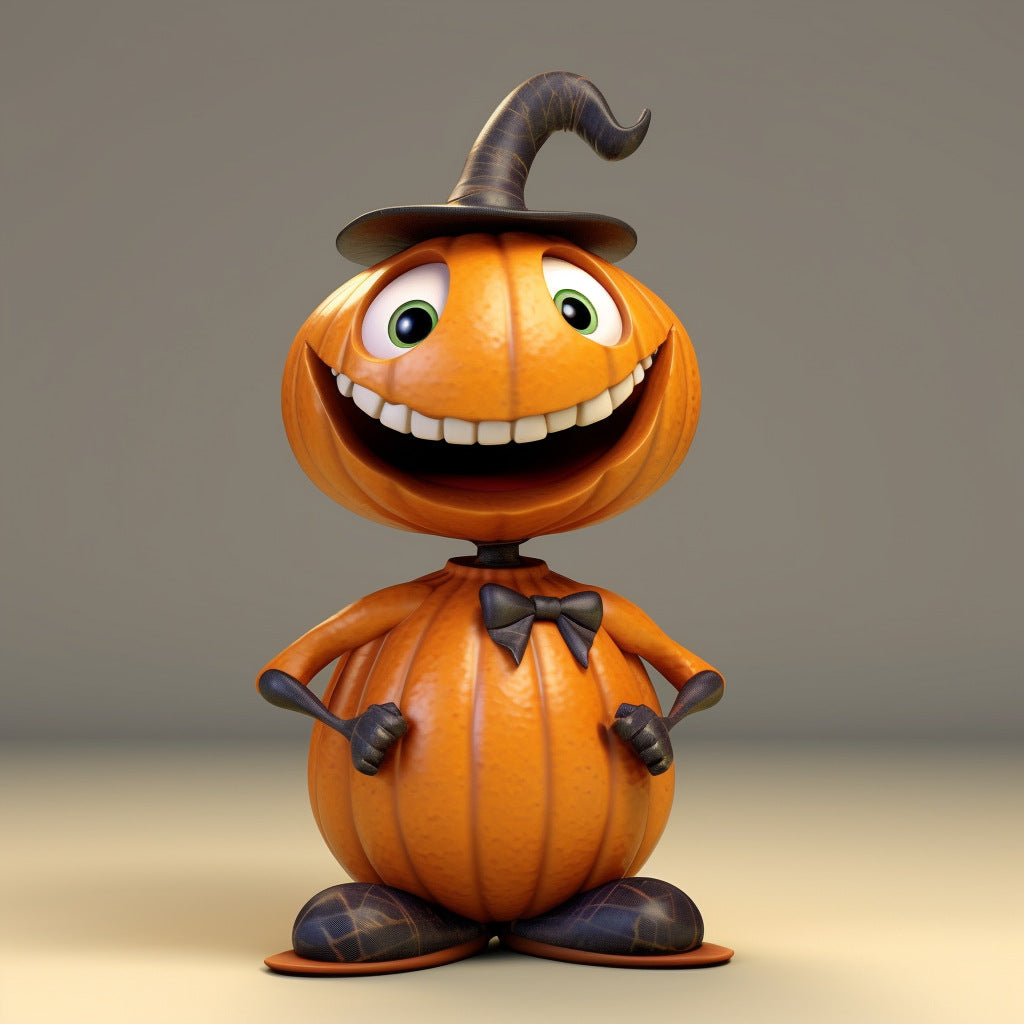 Tabletop Pumpkin Figurine Cute Resin Halloween Figurine For Holiday Party Home Decor Halloween Decorations