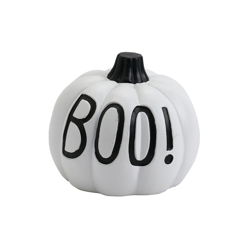 Halloween Decoration Resin Pumpkin Decorative Item Tabletop Ornament for Halloween Party